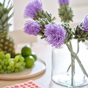 aveva design Blooming Artichoke Felt Flower available at American Swedish Institute.