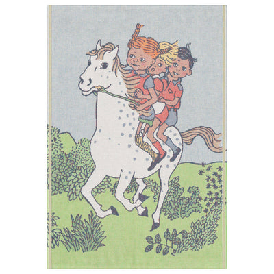 Ekelund Ridtur Pippi Baby Blanket available at American Swedish Institute.