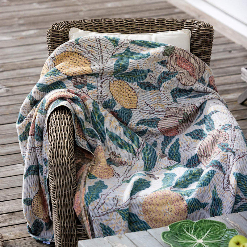 Ekelund William Morris Fruit Throw available at American Swedish Institute.