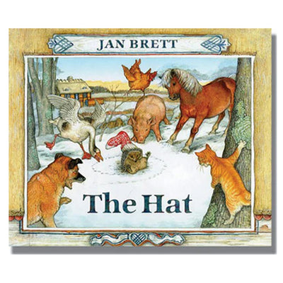 The Hat Board Book by Jan Brett available at American Swedish Institute.