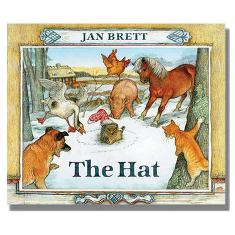 The Hat Board Book by Jan Brett available at American Swedish Institute.
