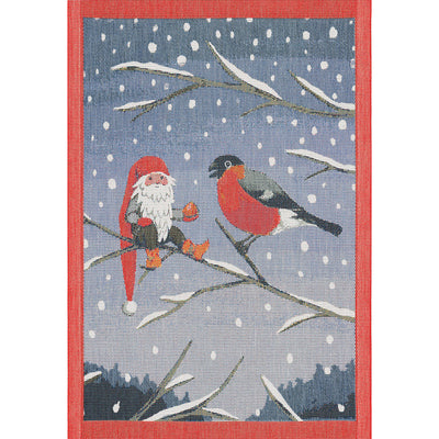 Ekelund Julhälsning (Christmas Greeting) Tea Towel available at American Swedish Institute.