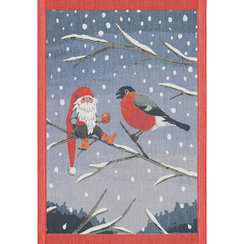 Ekelund Julhälsning (Christmas Greeting) Tea Towel available at American Swedish Institute.