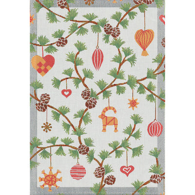 Ekelund Julefröjd (Christmas Joy) Tea Towel available at American Swedish Institute.