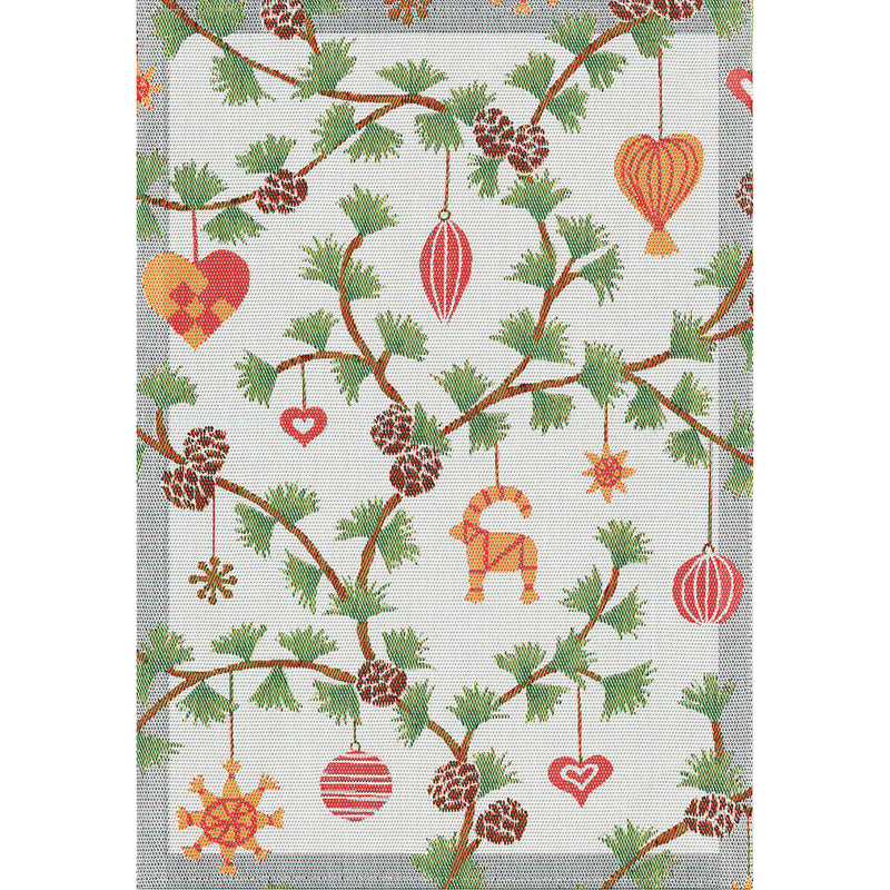 Ekelund Julefröjd (Christmas Joy) Tea Towel available at American Swedish Institute.