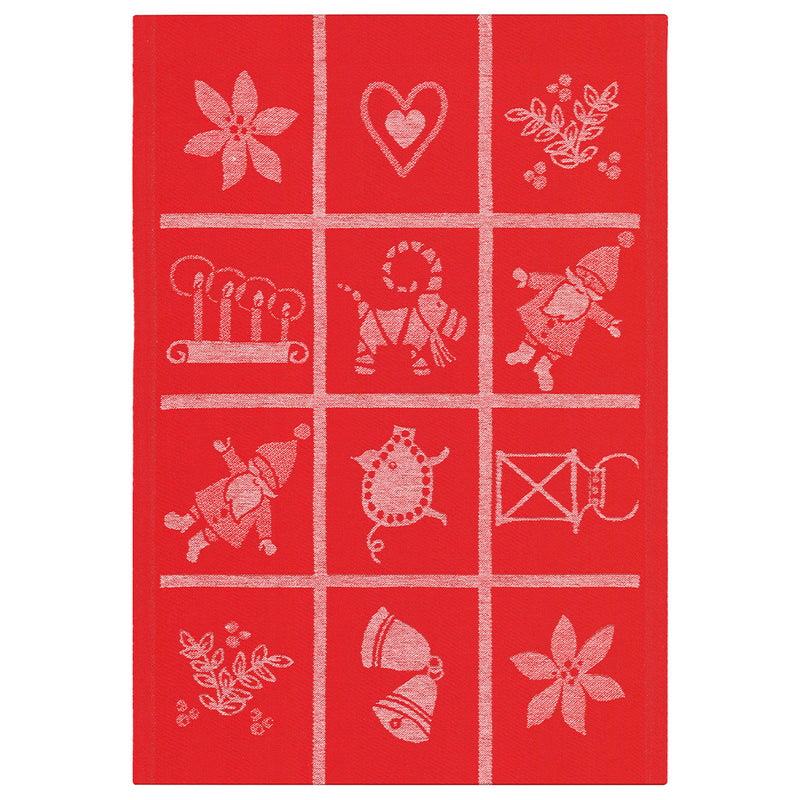 Ekelund Adventruta (Advent Window) Tea Towel available at American Swedish Institute.