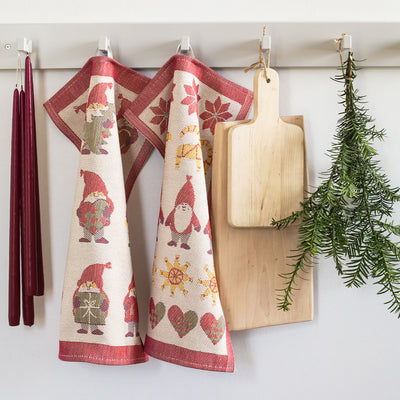 Ekelund Tomtemys (Elf House) Tea Towel available at American Swedish Institute.