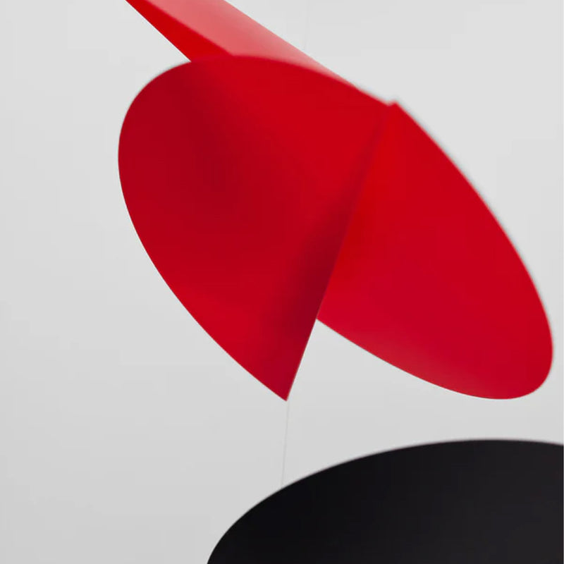 Black Red Turning Leaves Mobile available at American Swedish Institute.
