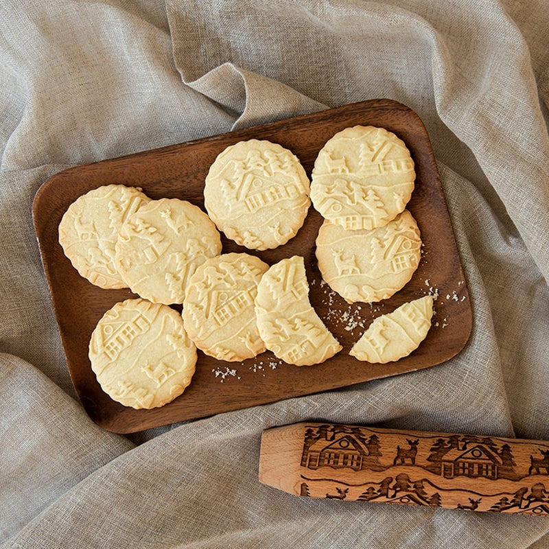 Woodland Cottage Embossing Rolling Pin available at American Swedish Institute.