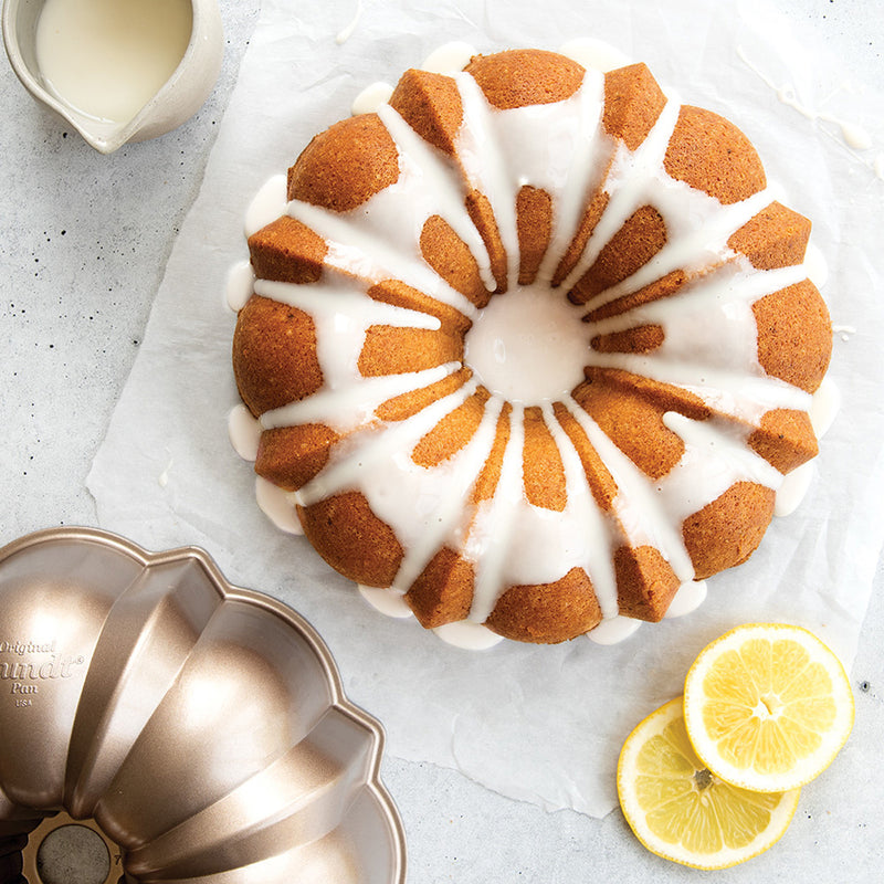 Nordic Ware Lemon Zest Bundt Cake Mix available at American Swedish Institute.