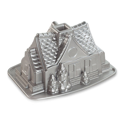 Nordic Ware Gingerbread House Bundt Pan available at American Swedish Institute.