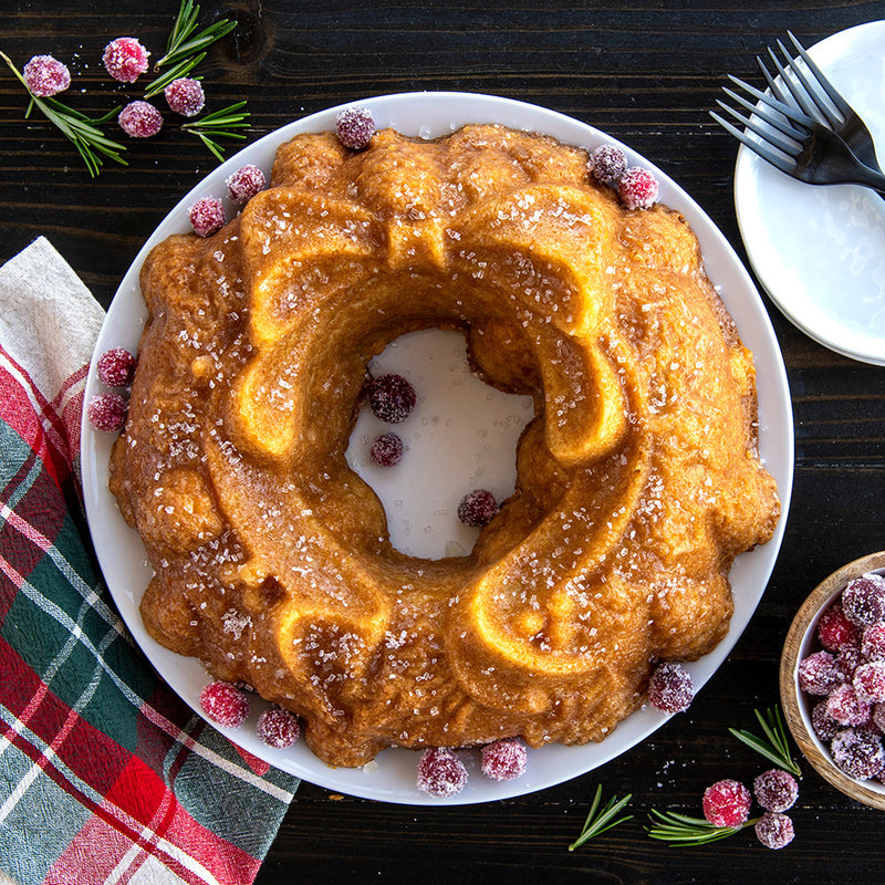 Nordic Ware Holiday Wreath Pan available at American Swedish Institute.