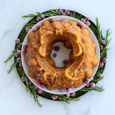 Nordic Ware Holiday Wreath Pan available at American Swedish Institute.