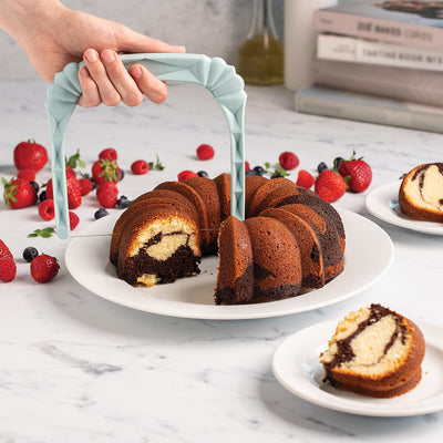Nordic Ware Bundt Slicer Tool available at American Swedish Institute.