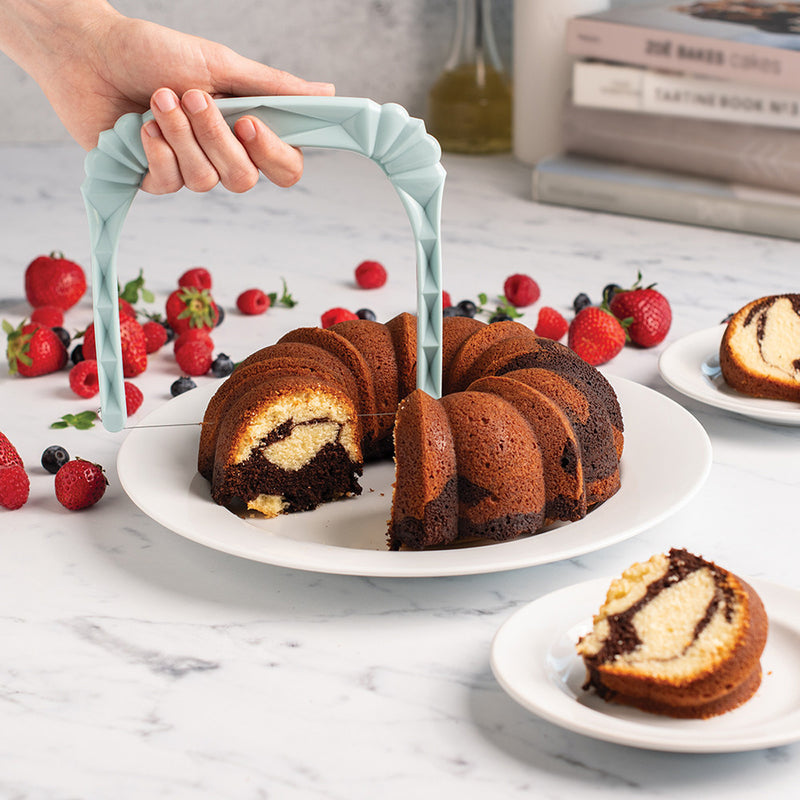 Nordic Ware Bundt Slicer Tool available at American Swedish Institute.