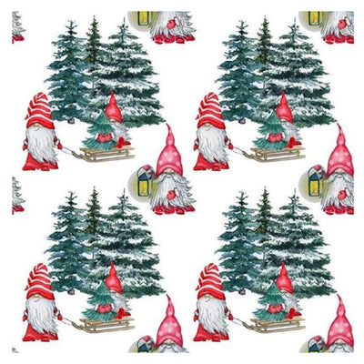 Tomtar in Forest Lunch Napkins available at American Swedish Institute.