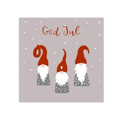 Tomte Trio Coctail Napkins available at American Swedish Institute.