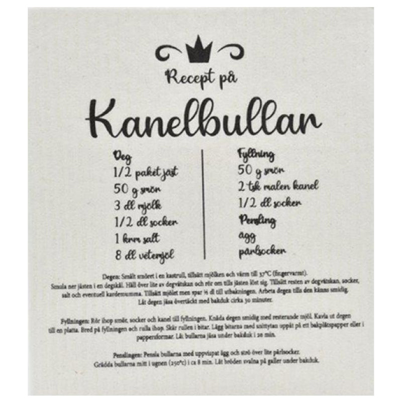 Kanelbullar Dishcloth available at American Swedish Institute.