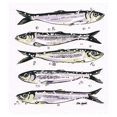 Herring Dishcloth available at American Swedish Institute.