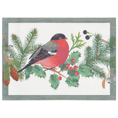 Ekelund Domherre (Bullfinch) Placemat available at American Swedish Institute.