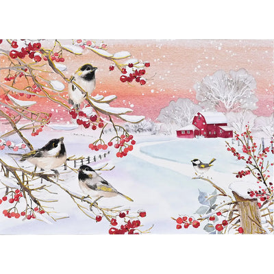 Snowy Songbirds Deluxe Boxed Holiday Cards available at American  Swedish Institute.
