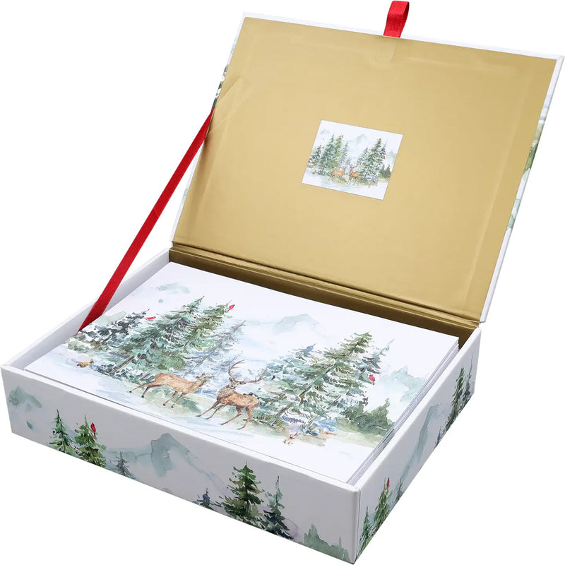 Winter Wonderland Deluxe Boxed Holiday Cards available at American Swedish Institute.