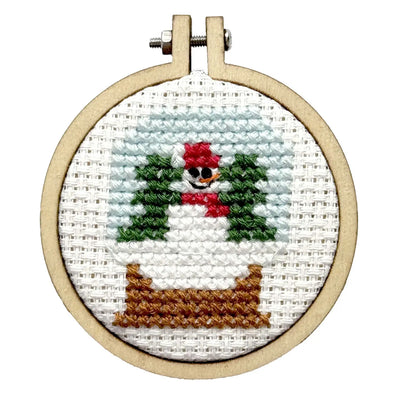 Let It Snow! Mini Matchbox Christmas Cross Stitch Kit available at American Swedish Institute.