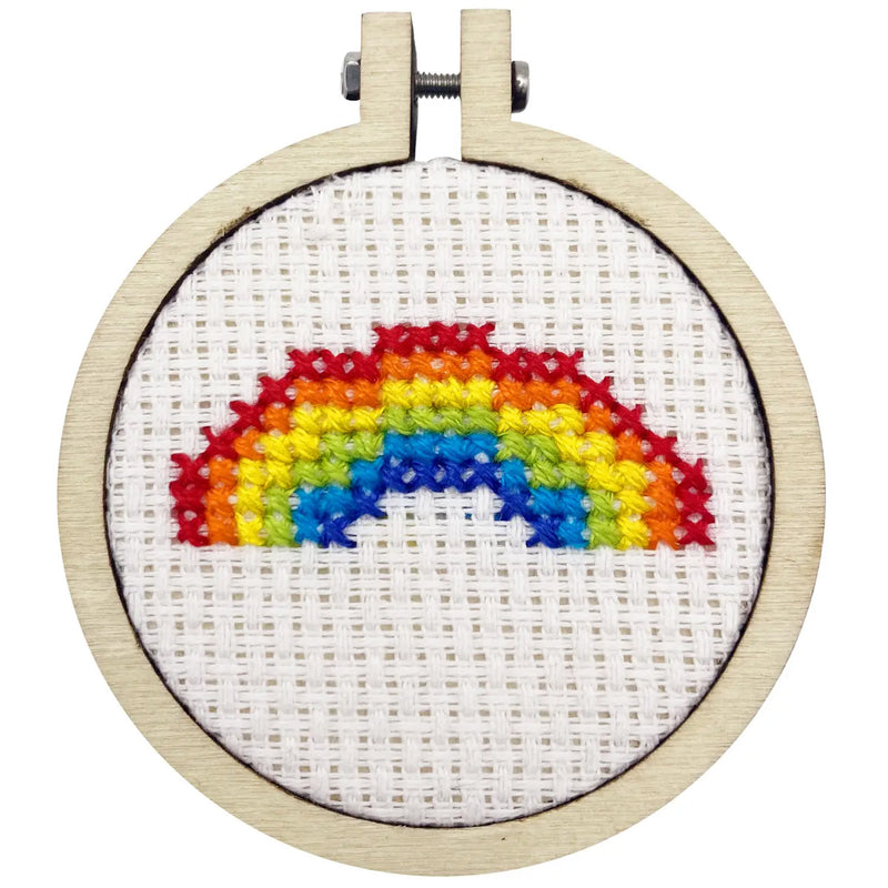Love Is Love Mini Matchbox Cross Stitch Kit available at American Swedish Institute.