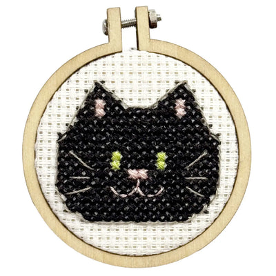 'you're Purr-Fect!' Mini Matchbox Cross Stitch Kit available at American Swedish Institute.