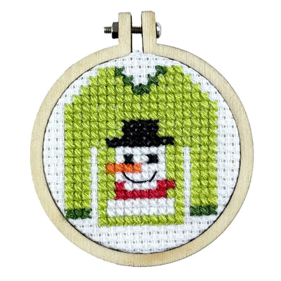 Christmas Jumper Mini Matchbox Christmas Cross Stitch Kit available at American Swedish Institute.