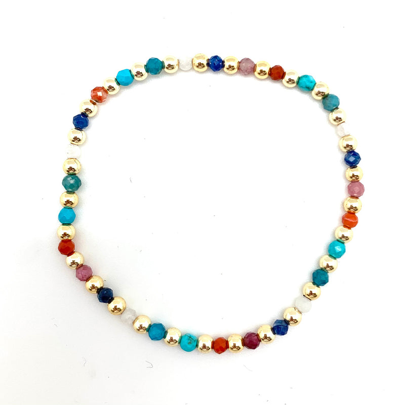 in2 design Marie Mixed Gem Bracelet available at American Swedish Institute.