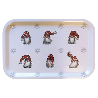 Tomtar & Snowflakes Tray available at American Swedish Institute.