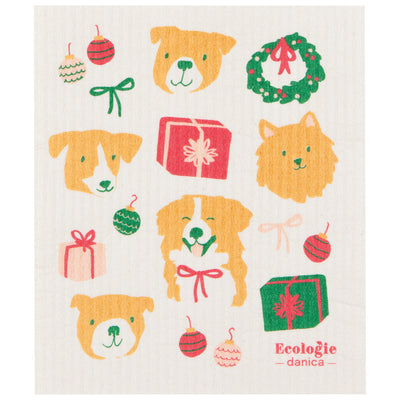 Holiday Hounds Dishcloth available at American Swedish Institute.