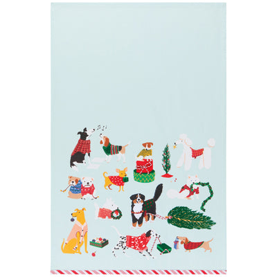 Holiday Hounds Tea Towel available at American Swedish Institute.