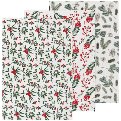 Winterberry Bakers Flour Sack Dishtowel Set available at American Swedish Institute.