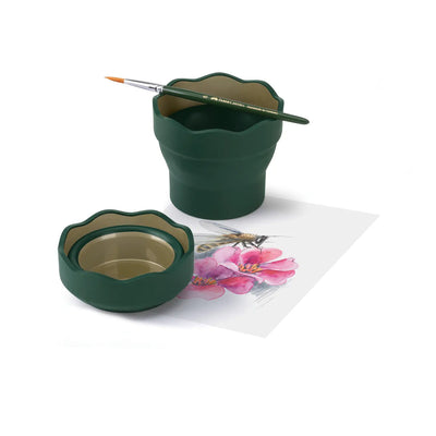 Green Collapsable Water Cup for Painting available at American Swedish Institute.