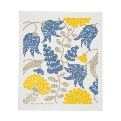 Bengt & Lotta Lilies Dishcloth available at American Swedish Institute.