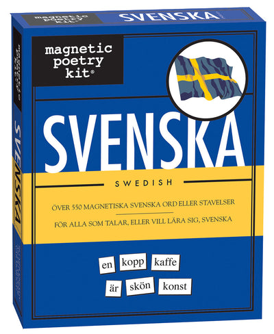 Swedish Magnetic Poetry Kit available at American Swedish Institute.