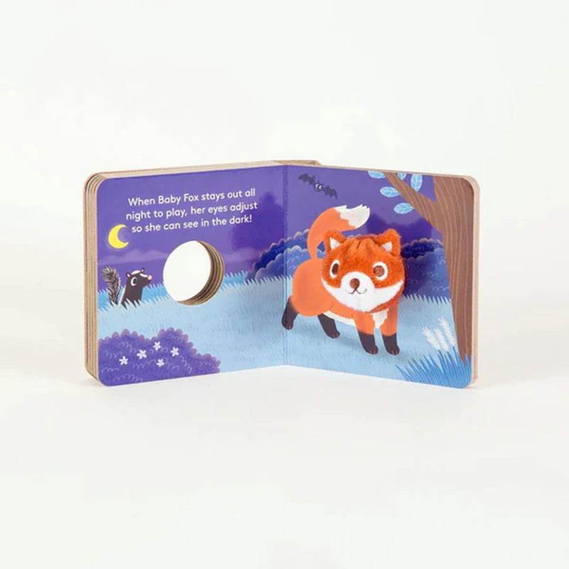 Baby Fox Finger Puppet Book available at American Swedish Institute.
