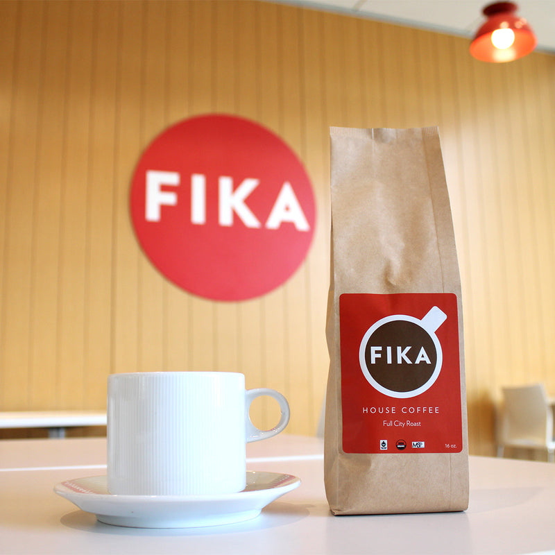 Fika Cafe House Coffee available at American Swedish Institute.