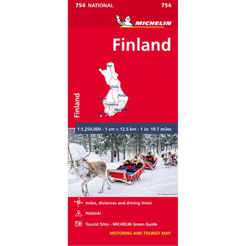 Michelin Finland Map 754 available at American Swedish Institute.