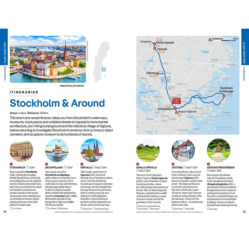 Lonely Planet Sweden 8 available at American Swedish Institute.