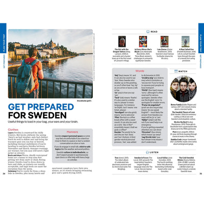 Lonely Planet Sweden 8 available at American Swedish Institute.