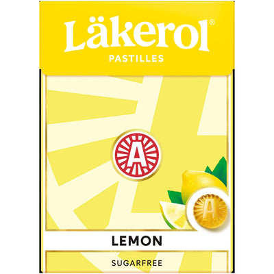 Läkerol Pastilles - Lemon available at American Swedish Institute.