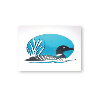 Loon Notecard by Anniken Creative available at American Swedish Institute.