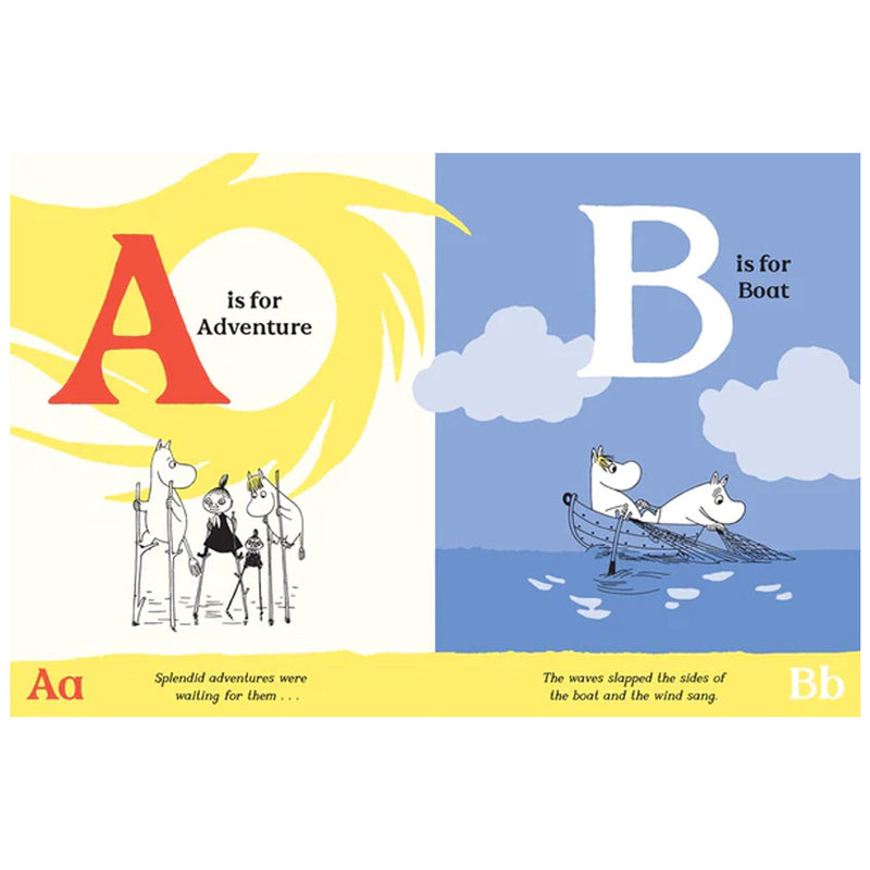 Tove Jansson Moomin ABC: Alphabet Book available at American Swedish Institute.