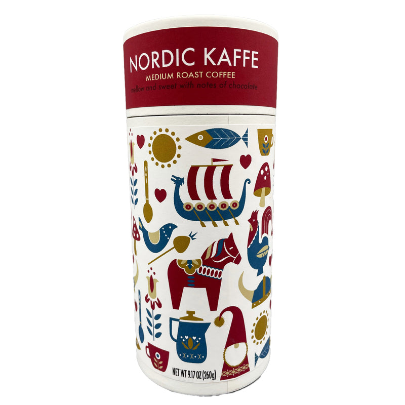 Nordic Kaffe Medium Roast Coffee available at American Swedish Institute.