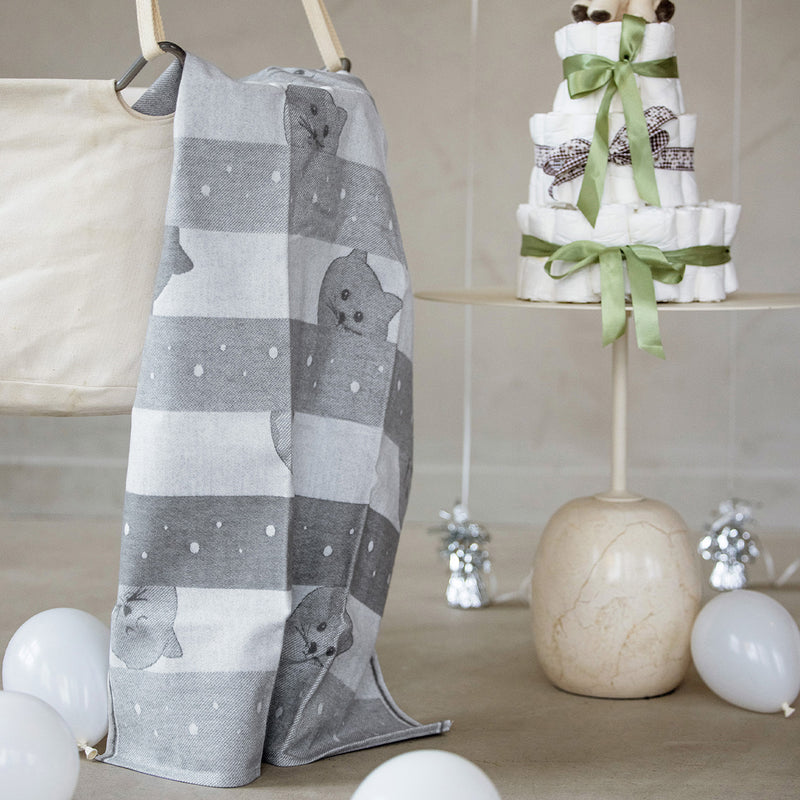 Peekaboo Baby Blanket by Ekelund available at American Swedish Institute.
