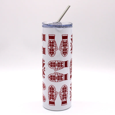 Nordic Mitten Tumbler by Cindy Lindgren available at American Swedish Institute.