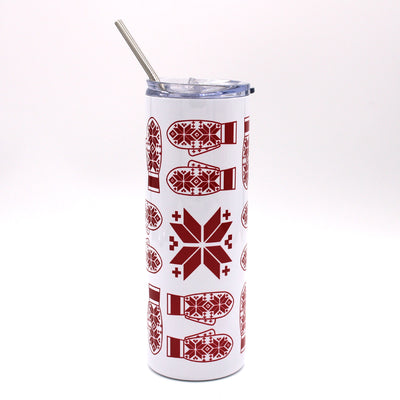 Nordic Mitten Tumbler by Cindy Lindgren available at American Swedish Institute.